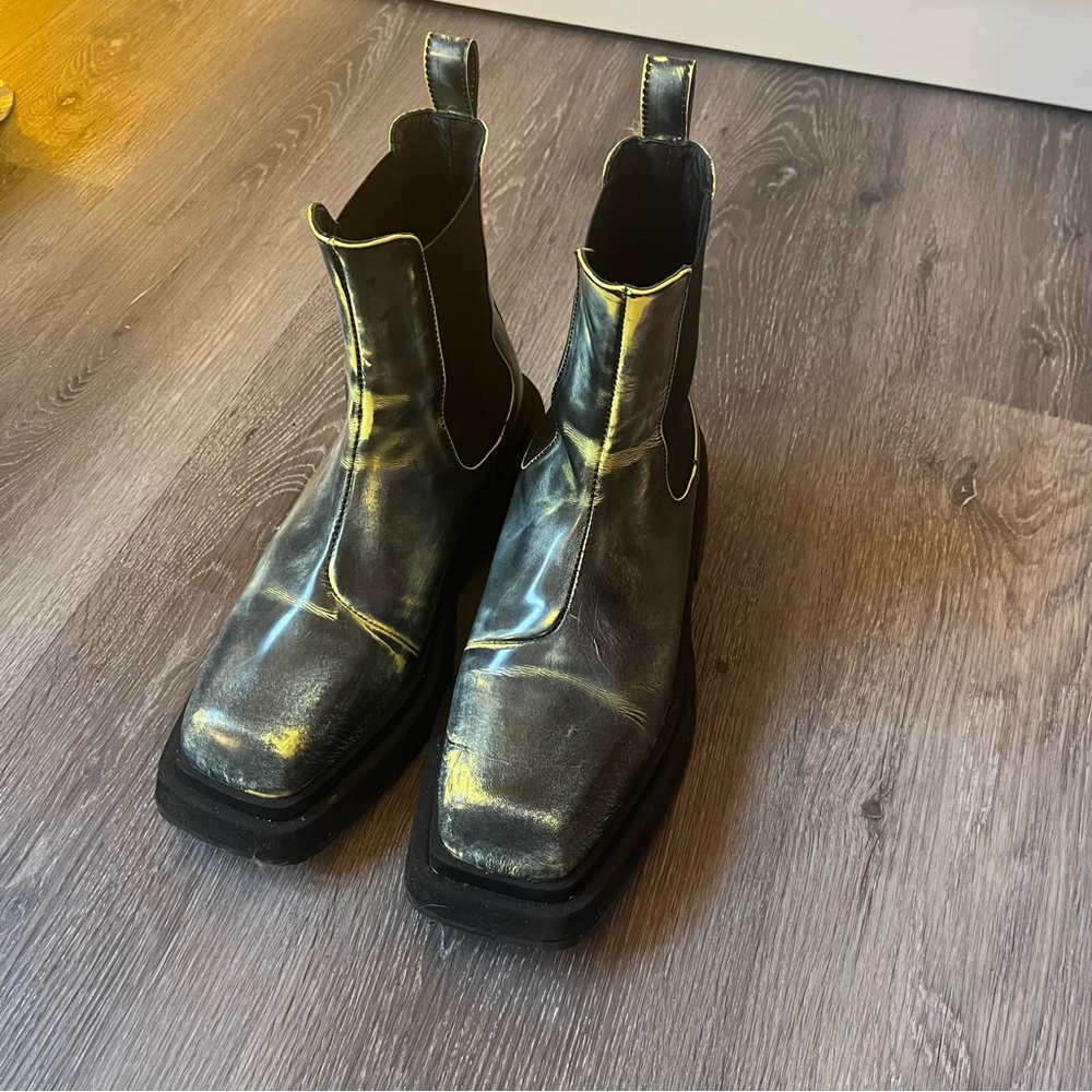 Eckhaus Latta green boots size 38